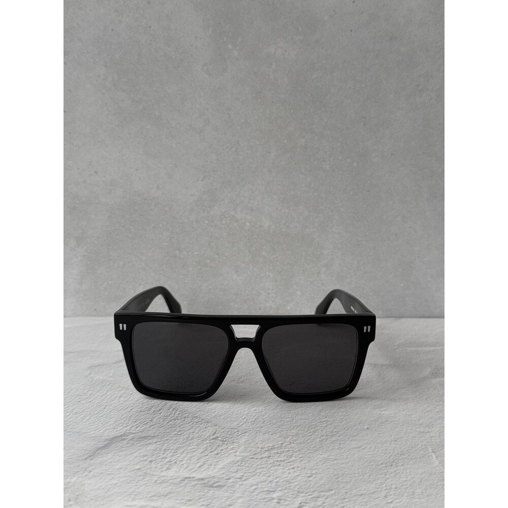 NEW Off White Springfield Black Aviator Unisex Sunglasses - Picture 3 of 5